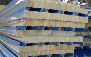 Panel mái lõi bông khoáng ( Rockwool)