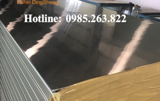 Panel Inox lõi bông khoáng dày 50mm